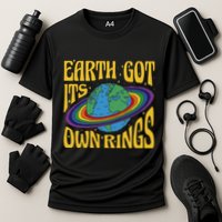 Earth Got It's Own Rings Pride Month Planet Performance Shirt