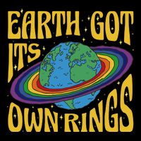 Earth Got It's Own Rings Pride Month Planet Crop Top