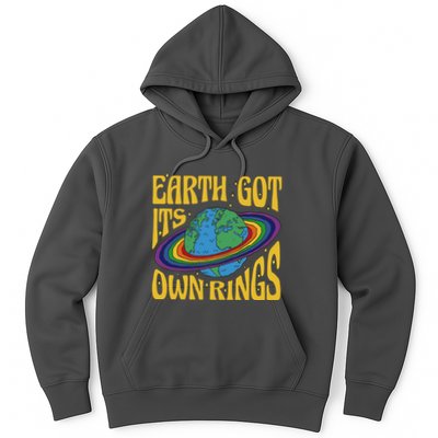 Earth Got It's Own Rings Pride Month Planet Hoodie