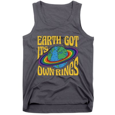 Earth Got It's Own Rings Pride Month Planet Tank Top
