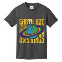 Earth Got It's Own Rings Pride Month Planet Kids T-Shirt