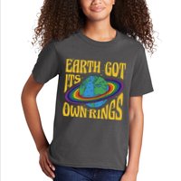 Earth Got It's Own Rings Pride Month Planet Kids T-Shirt