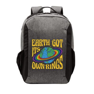 Earth Got It's Own Rings Pride Month Planet Vector Backpack