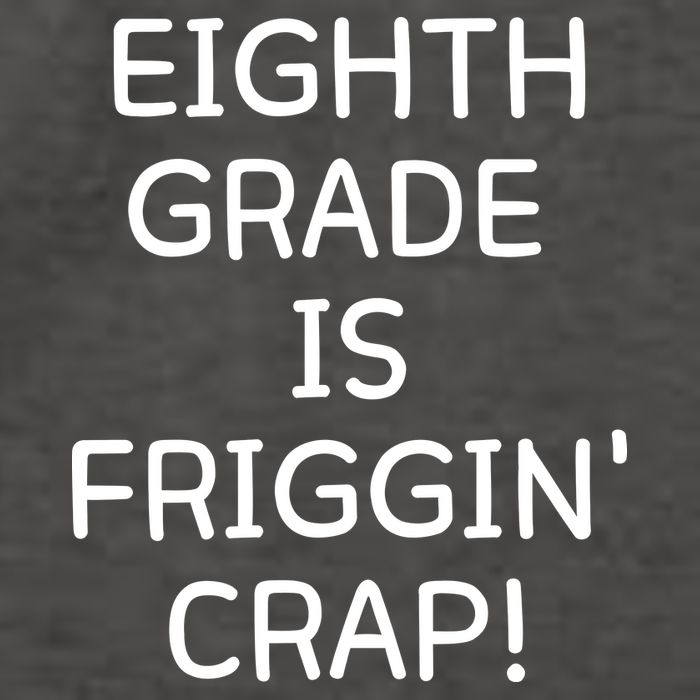 Eighth Grade Is Friggin Crap Funny Vector Backpack