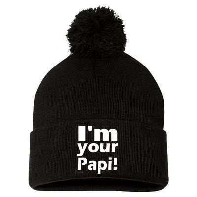 Eddie Guerrero Im Your Papi Funny Pom Pom 12in Knit Beanie