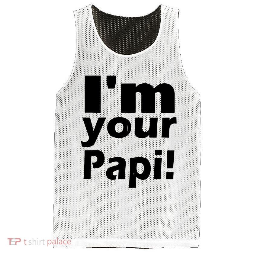 Eddie Guerrero Im Your Papi Funny Mesh Reversible Basketball Jersey Tank