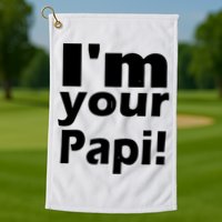 Eddie Guerrero Im Your Papi Funny Golf Towel