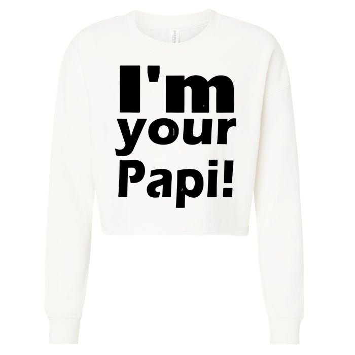 Eddie Guerrero Im Your Papi Funny Cropped Pullover Crew