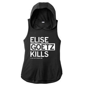 Elise Goetz Kills Elise Goetzinger Creighton Volleyball Ladies PosiCharge Tri-Blend Wicking Draft Hoodie Tank