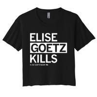 Elise Goetz Kills Elise Goetzinger Creighton Volleyball Women's Crop Top Tee