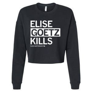 Elise Goetz Kills Elise Goetzinger Creighton Volleyball Cropped Pullover Crew