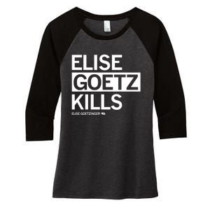 Elise Goetz Kills Elise Goetzinger Creighton Volleyball Women's Tri-Blend 3/4-Sleeve Raglan Shirt