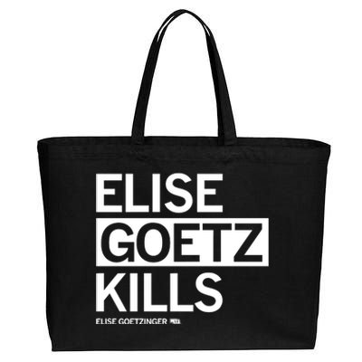 Elise Goetz Kills Elise Goetzinger Creighton Volleyball Cotton Canvas Jumbo Tote