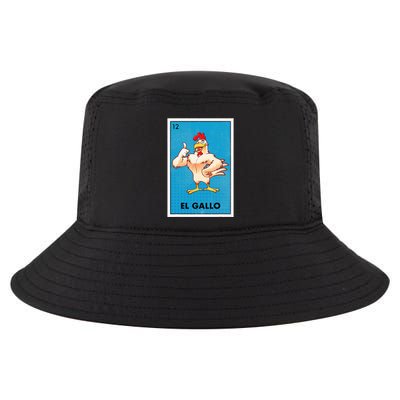 El Gallo Lottery Tradicional Vintage Rooster Cool Comfort Performance Bucket Hat