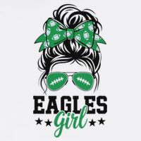 Eagles Girl Messy Bun 11oz C Handle Ceramic Mug