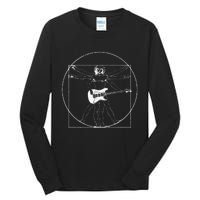 Electric Guitar Musician Gift Da Vinci Drawing Tall Long Sleeve T-Shirt