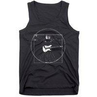 Electric Guitar Musician Gift Da Vinci Drawing Tank Top