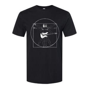 Electric Guitar Musician Gift Da Vinci Drawing Softstyle CVC T-Shirt