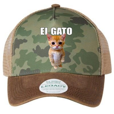 El Gato Meme Sad Crying Cat Munchkin Kitty Meme Trendy Legacy Tie Dye Trucker Hat