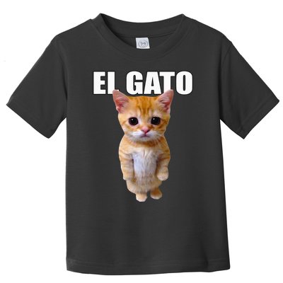 El Gato Meme Sad Crying Cat Munchkin Kitty Meme Trendy Toddler T-Shirt