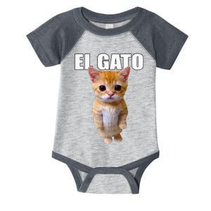 El Gato Meme Sad Crying Cat Munchkin Kitty Meme Trendy Infant Baby Jersey Bodysuit