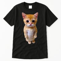 El Gato Meme Sad Crying Cat Munchkin Kitty Meme Trendy Tall T-Shirt
