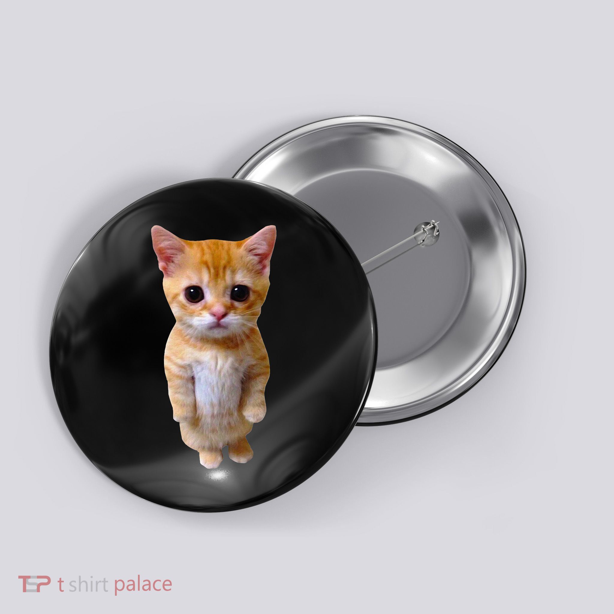 El Gato Meme Sad Crying Cat Munchkin Kitty Meme Trendy Button