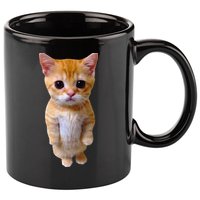 El Gato Meme Sad Crying Cat Munchkin Kitty Meme Trendy 11oz C Handle Ceramic Mug