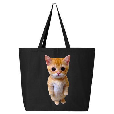 El Gato Meme Sad Crying Cat Munchkin Kitty Meme Trendy 25L Jumbo Tote