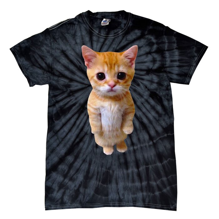 El Gato Meme Sad Crying Cat Munchkin Kitty Meme Trendy Tie-Dye T-Shirt