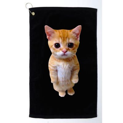 El Gato Meme Sad Crying Cat Munchkin Kitty Meme Trendy Golf Towel