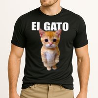 El Gato Meme Sad Crying Cat Munchkin Kitty Meme Trendy Cooling Performance Crew T-Shirt