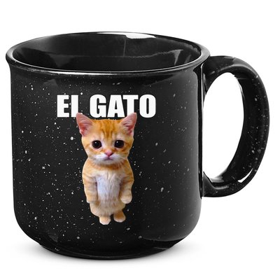 El Gato Meme Sad Crying Cat Munchkin Kitty Meme Trendy 15oz Campfire Ceramic Mug