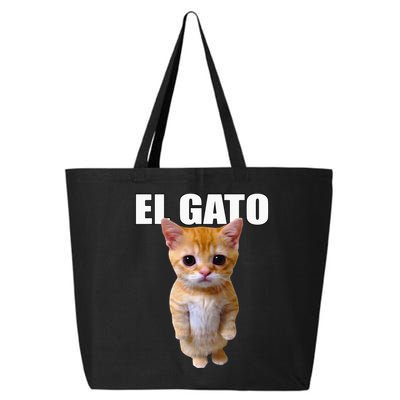 El Gato Meme Sad Crying Cat Munchkin Kitty Meme Trendy 25L Jumbo Tote