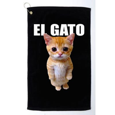 El Gato Meme Sad Crying Cat Munchkin Kitty Meme Trendy Golf Towel