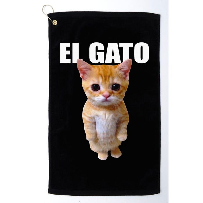 El Gato Meme Sad Crying Cat Munchkin Kitty Meme Trendy Golf Towel
