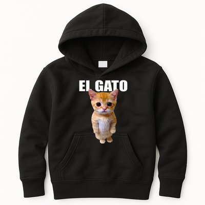 El Gato Meme Sad Crying Cat Munchkin Kitty Meme Trendy Kids Hoodie