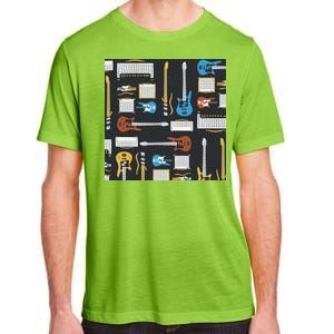 Electric Guitar Musical Adult ChromaSoft Performance T-Shirt