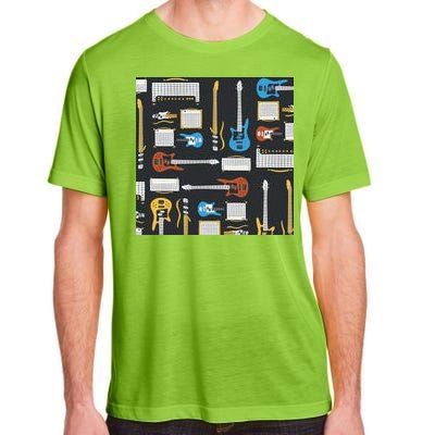 Electric Guitar Musical Adult ChromaSoft Performance T-Shirt