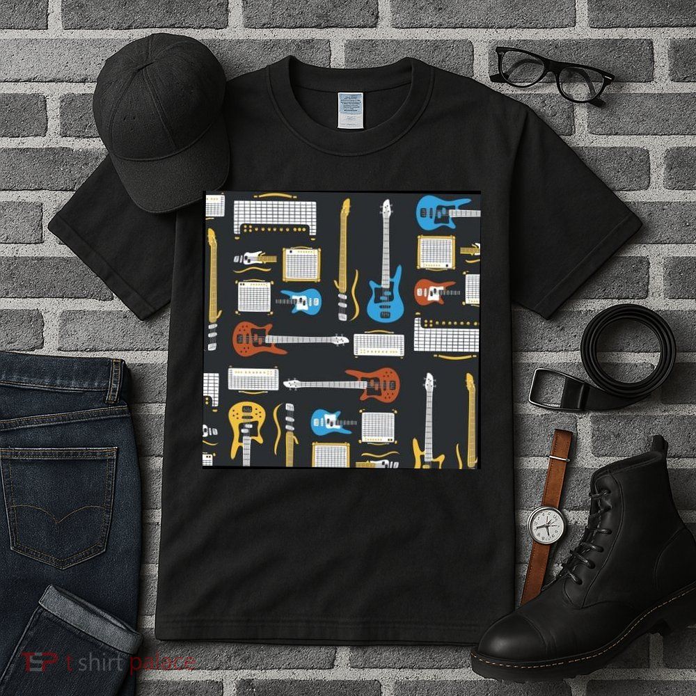 Electric Guitar Musical Tall T-Shirt