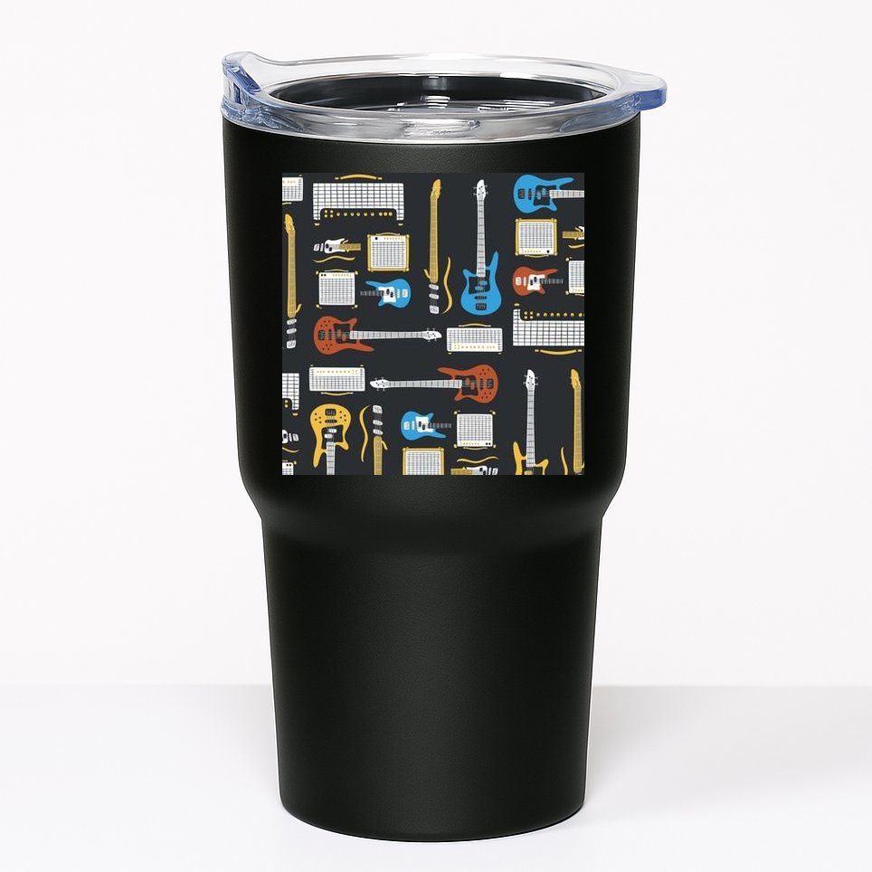 Electric Guitar Musical Tumbler