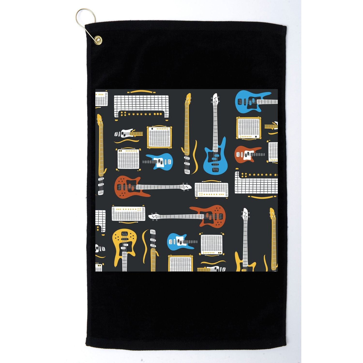 Electric Guitar Musical Golf Towel