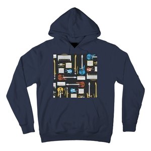 Electric Guitar Musical Hoodie