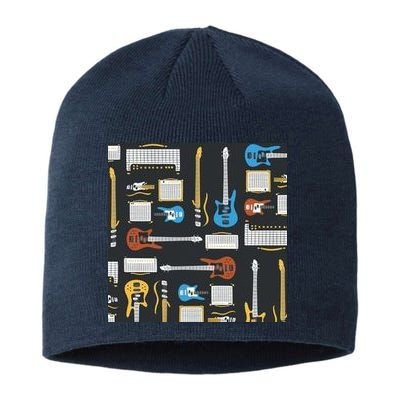 Electric Guitar Musical Sustainable Beanie