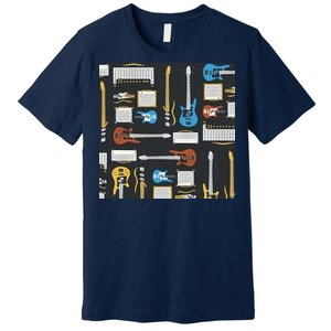 Electric Guitar Musical Premium T-Shirt