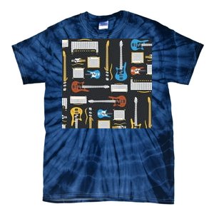 Electric Guitar Musical Tie-Dye T-Shirt