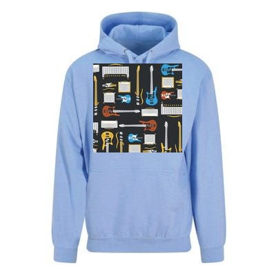 Electric Guitar Musical Unisex Surf Hoodie