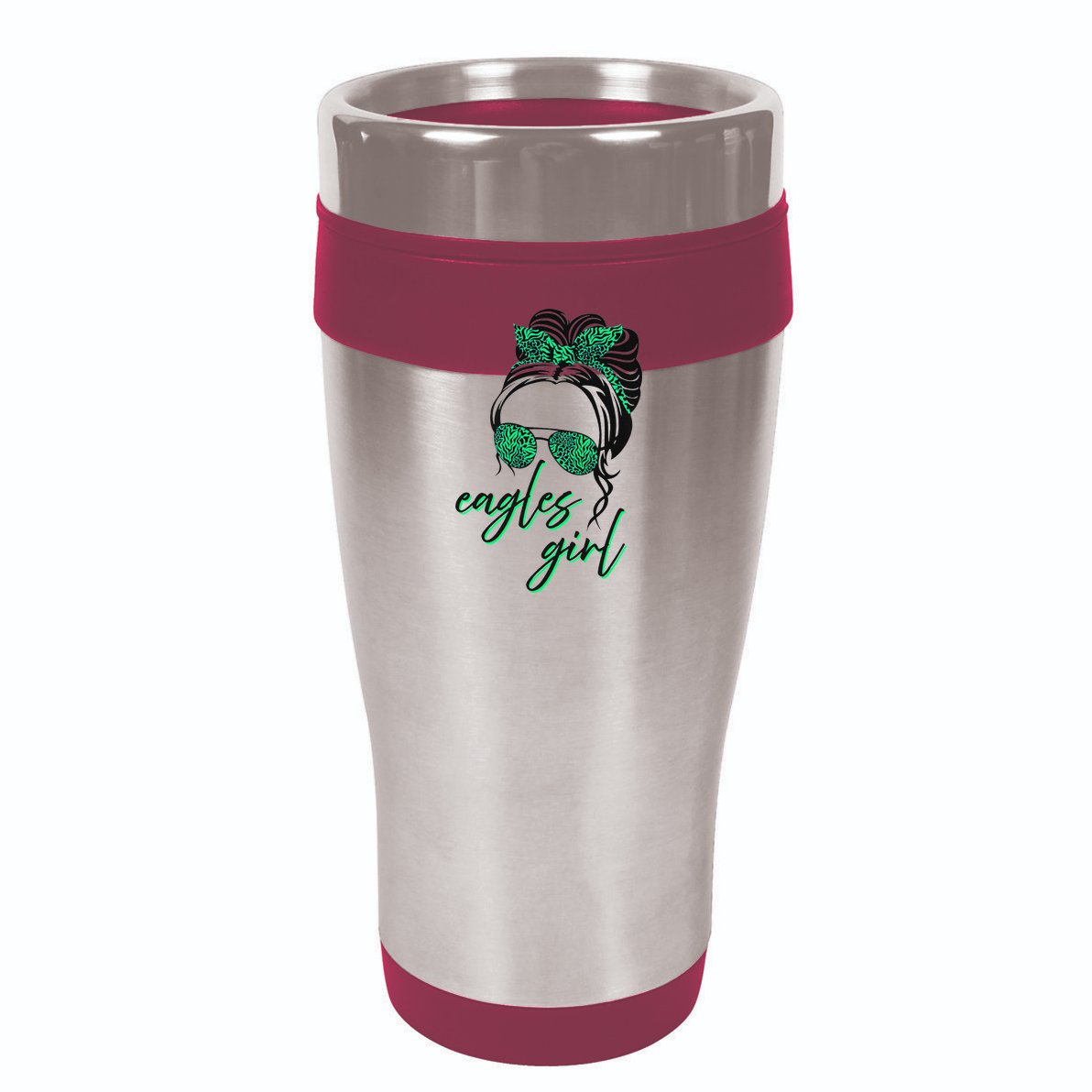Eagles Girl Messy Bun Cool Comfort Performance Bucket Hat