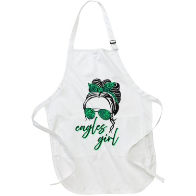 Eagles Girl Messy Bun Apron
