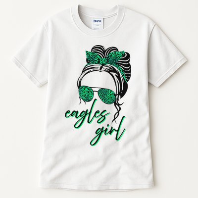 Eagles Girl Messy Bun Tall T-Shirt